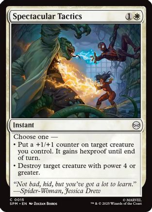 Spectacular Tactics (SPM-015) - Marvel's Spider-Man Foil