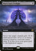 Black Sun's Twilight (ONE-383) - Phyrexia: All Will Be One: (Extended Art) Foil