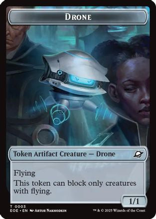 Drone // Lander (0005) Doubled-Sided Token (EOE-3 // 5) - Edge of Eternities