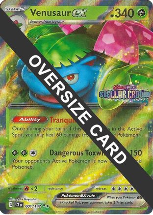 Venusaur ex 001/null - Jumbo Cards Holofoil