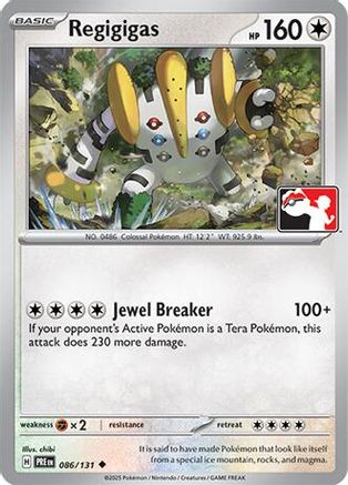 Regigigas 086/131 - Prize Pack Series Cards
