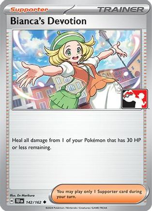 Bianca's Devotion 142/162 - Prize Pack Series Cards Holofoil