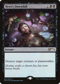 Hero's Downfall (UMP-002) - Fate Reforged Clash Pack Foil