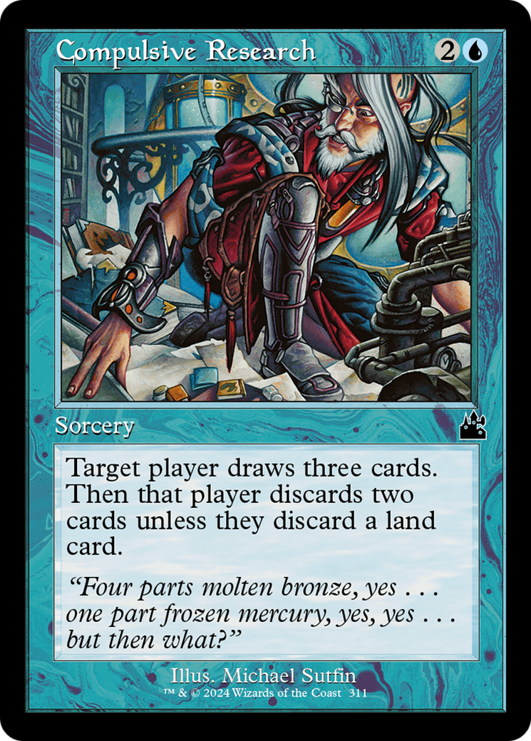 Compulsive Research (RVR-311) - Ravnica Remastered