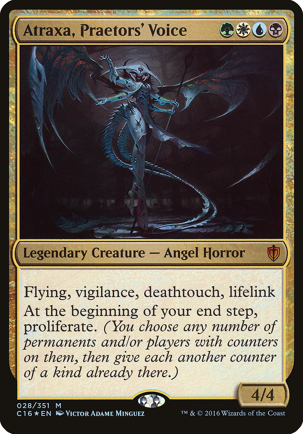 Atraxa, Praetors' Voice (OVER-028) - Commander 2016 Oversized Foil