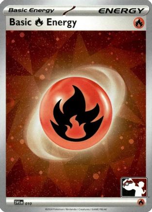 Basic Fire Energy (Cosmos Holo) 010 - Prize Pack Series Cards Holofoil