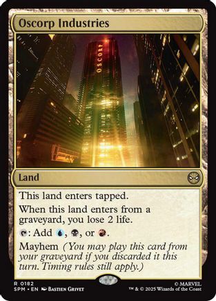 Oscorp Industries (SPM-182) - Marvel's Spider-Man Foil