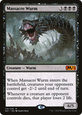 Massacre Wurm (PPM21-114P) - Core Set 2021 Promos Foil