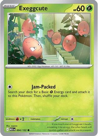 Exeggcute 004 - ME01 Mega Evolution Reverse Holofoil