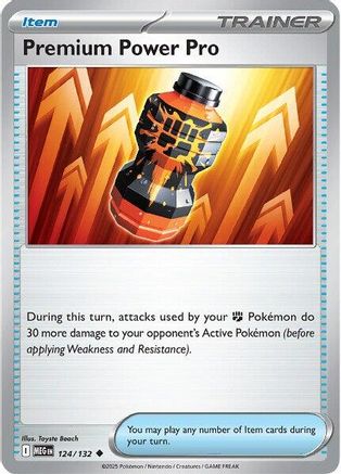 Premium Power Pro 124/132 - ME01 Mega Evolution Reverse Holofoil