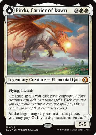 Eirdu, Carrier of Dawn (ECL-013) - Lorwyn Eclipsed Foil