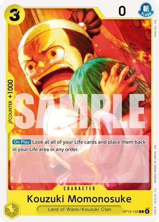 Kouzuki Momonosuke (OP13-105) - Carrying On His Will