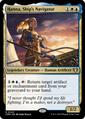 Hanna, Ship's Navigator (CMM-340) - Commander Masters Foil