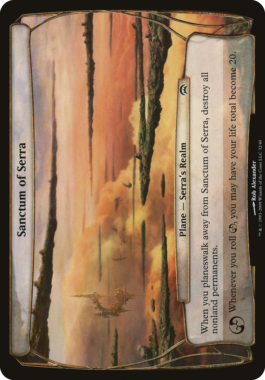 Sanctum of Serra (OVER-032) - Planechase Planes