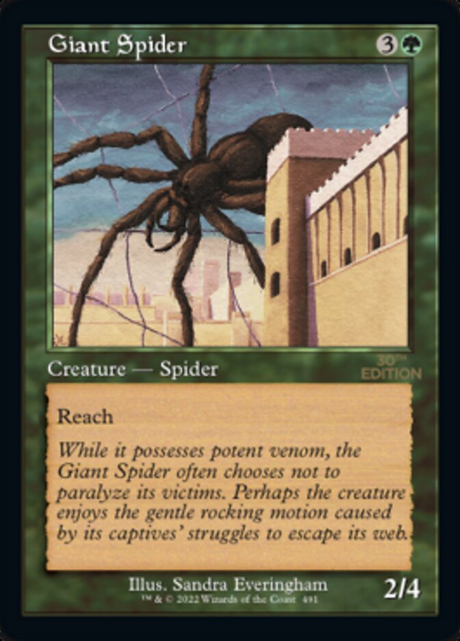Giant Spider (Retro Frame) (30A-491) - 30th Anniversary Edition