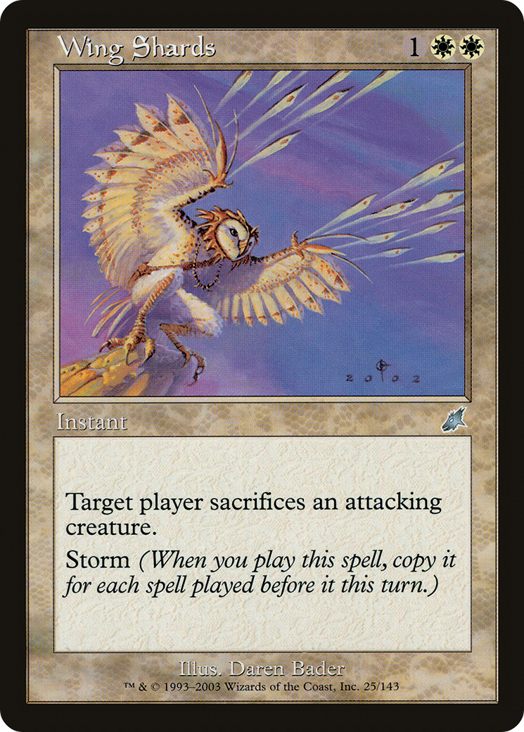 Wing Shards (SCG-025) - Scourge Foil