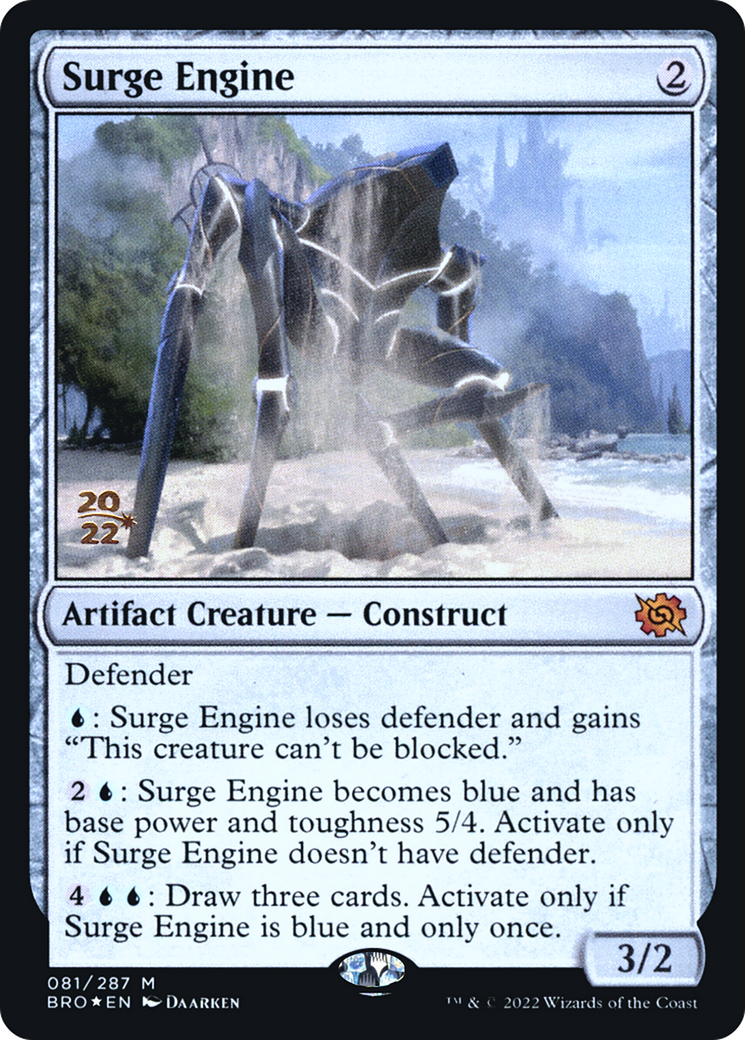 Surge Engine (PRE-81S) - The Brothers' War Promos Foil