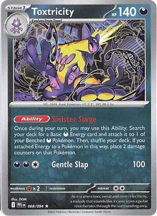 Toxtricity 068 - ME02 Phantasmal Flames Reverse Holofoil
