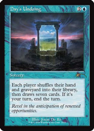 Day's Undoing (Retro Frame) (SLD-2153) - Secret Lair Drop Series