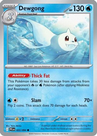 Dewgong 022/094 - ME02 Phantasmal Flames