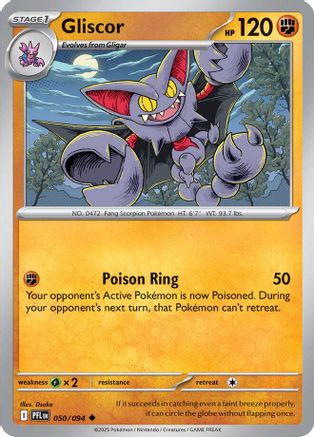 Gliscor 050 - ME02 Phantasmal Flames Reverse Holofoil