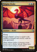 Enigma Drake (AKH-198) - Amonkhet Foil