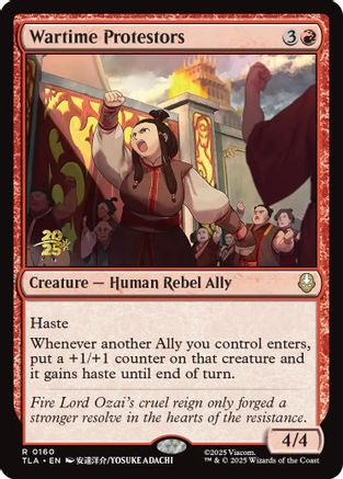 Wartime Protestors (PRE-160) - Prerelease Cards Foil