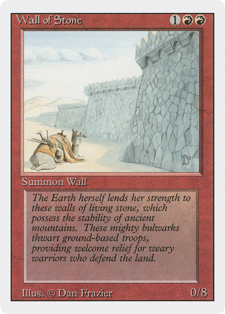 Wall of Stone (3ED-184) - Revised Edition