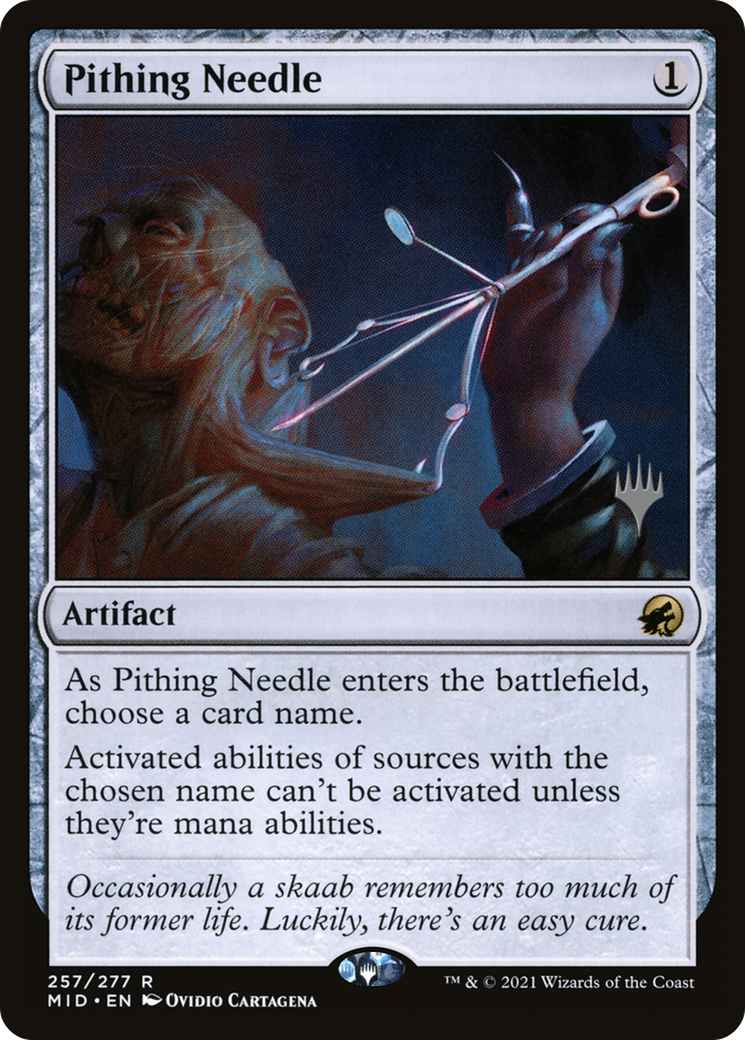 Pithing Needle (PPMID-257P) - Innistrad: Midnight Hunt Promos