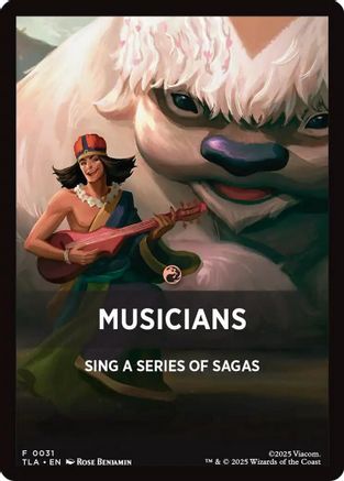 Musicians Theme Card (TLA-031) - Avatar: The Last Airbender