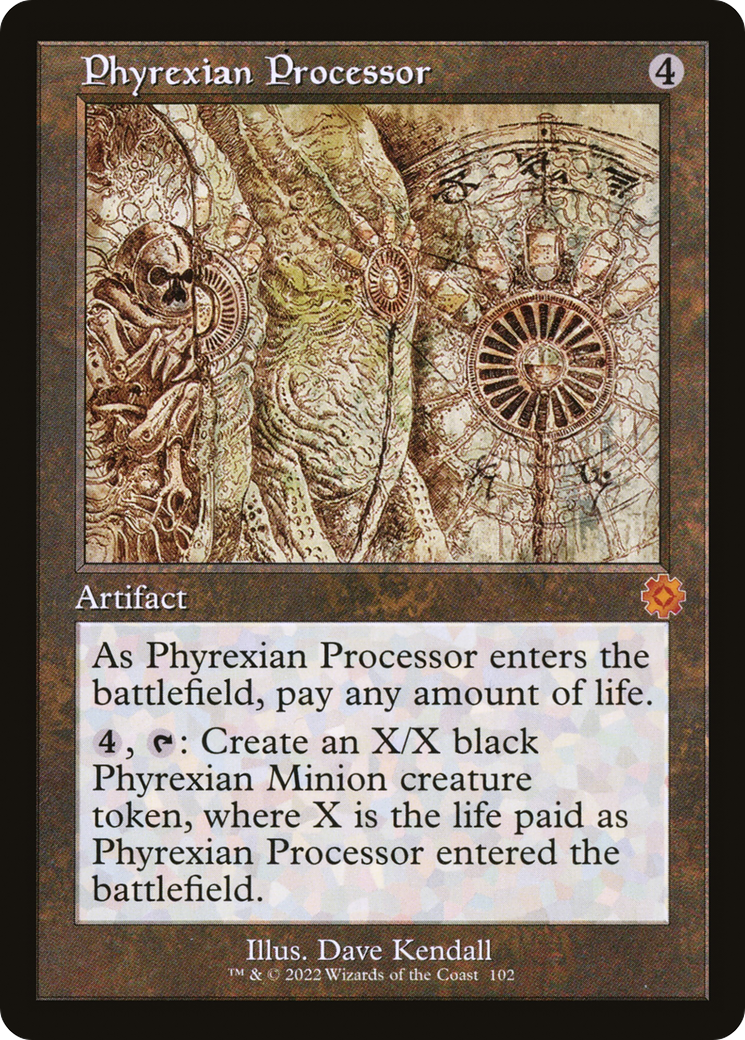 Phyrexian Processor (BRR-102) - The Brothers' War Retro Artifacts Foil
