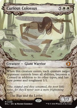 Curious Colossus (Showcase) (ECL-298) - Lorwyn Eclipsed Foil