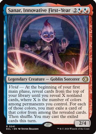 Sanar, Innovative First-Year (ECL-241) - Lorwyn Eclipsed Foil