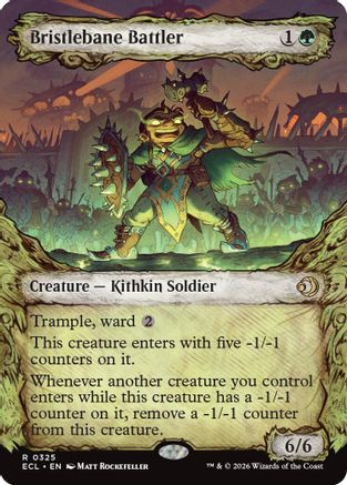 Bristlebane Battler (Showcase) (ECL-325) - Lorwyn Eclipsed Foil