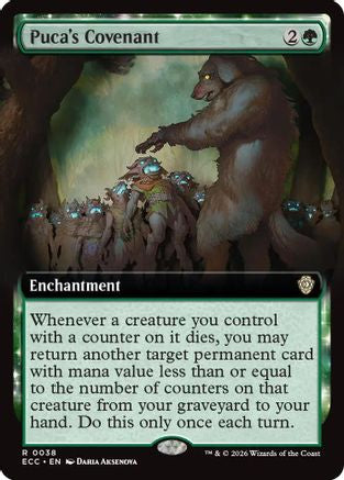 Puca's Covenant (Extended Art) (ECC-038) - Commander: Lorwyn Eclipsed