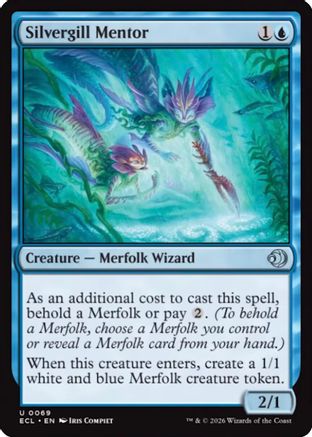 Silvergill Mentor (ECL-069) - Lorwyn Eclipsed