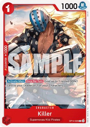 Killer (OP14-005) - The Azure Sea's Seven Release Event Cards