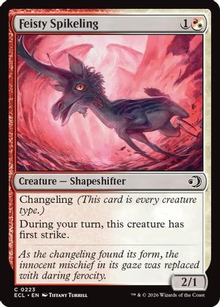 Feisty Spikeling (ECL-223) - Lorwyn Eclipsed