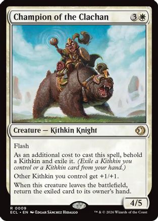 Champion of the Clachan (ECL-009) - Lorwyn Eclipsed Foil