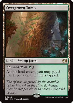Overgrown Tomb (PPECL-266) - Promo Pack: Lorwyn Eclipsed Foil