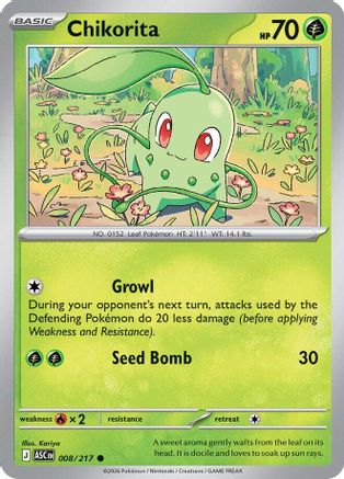 Chikorita 008 - ME Ascended Heroes