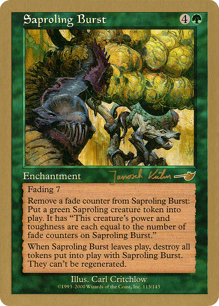 Saproling Burst (WCD-JK113) - World Championship Decks 2000