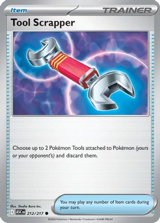 Tool Scrapper 212/null - ME Ascended Heroes Reverse Holofoil