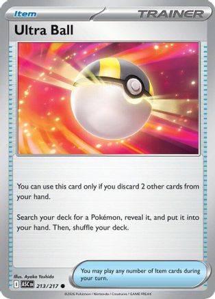 Ultra Ball 213/217 - ME Ascended Heroes