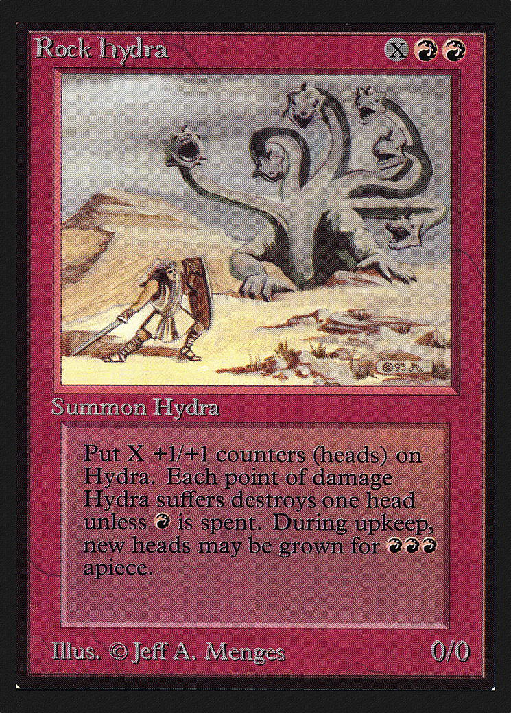 Rock Hydra (IED-172) - Intl. Collectors' Edition