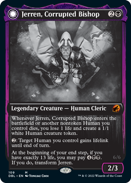 Jerren, Corrupted Bishop // Ormendahl, the Corrupter (DBL-109) - Innistrad: Double Feature: (Double Faced Transform)