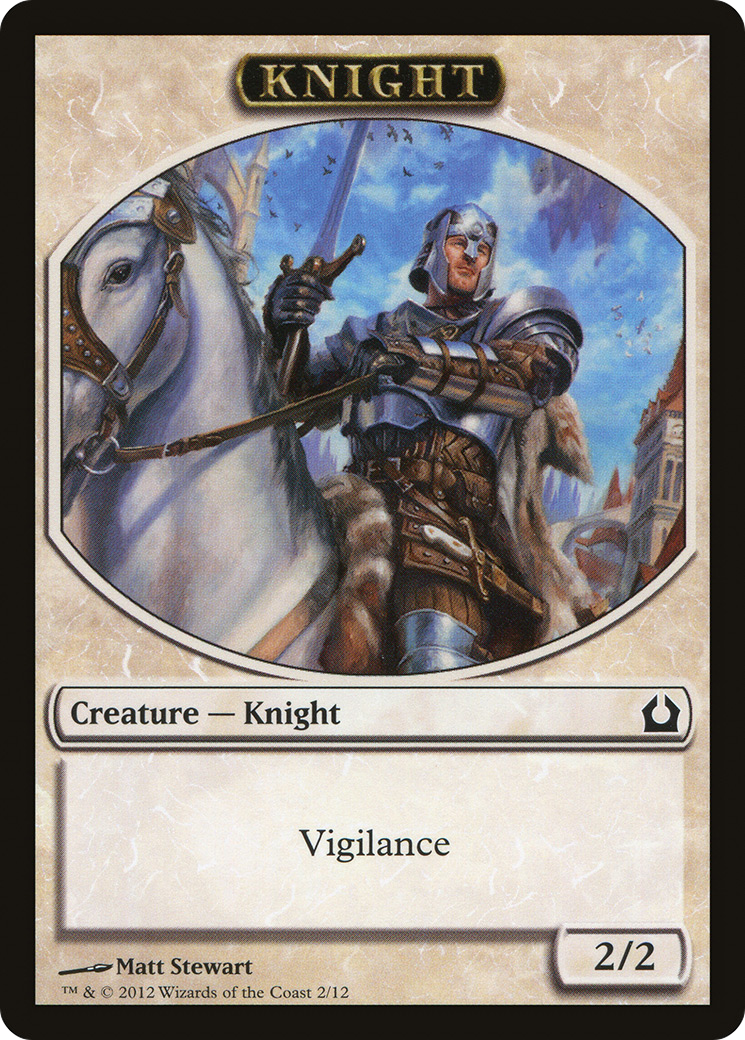 Knight (RTR-002) - Return to Ravnica Tokens