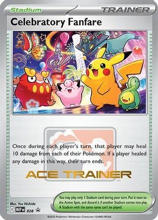 Celebratory Fanfare (Ace Trainer) 028 - ME Mega Evolution Promo