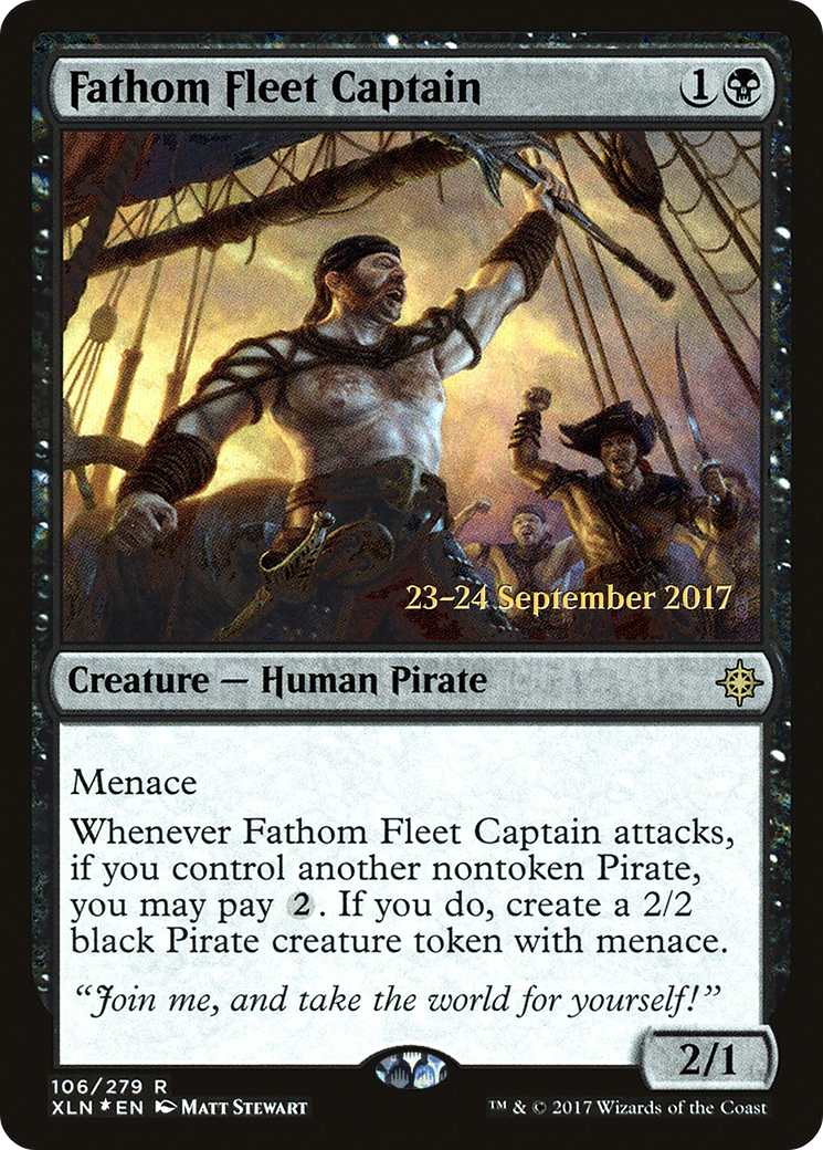 Fathom Fleet Captain (PRE-106S) - Ixalan Promos Foil