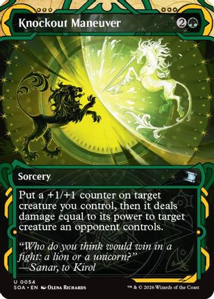 Knockout Maneuver (SOA-054) - Secrets of Strixhaven: Mystical Archive